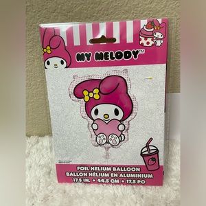 Hello Kitty My Melody Foil Helium Balloon 17.5”